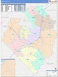 Robeson County, NC Wall Map Color Cast Style by MarketMAPS - MapSales