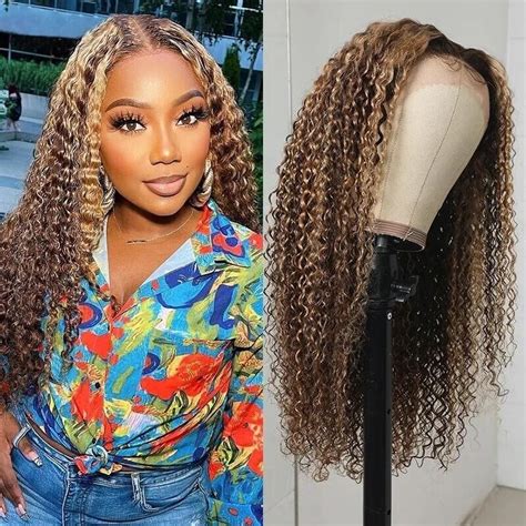 Beautyforever Highlight Ombre Color Tl412 Color 13x5x05 T Part Wig Jerry Curly Lace Wig 150
