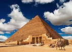 BANCO DE IMÁGENES: Pirámide de Giza en el antiguo Egipto - Arqueología