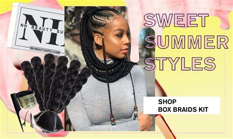 Box Braid Hair Kit For Protective Styles Nh Beauty Supply Hair Kit