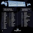 Pin by Ashley Donajkowski on games | Cool gamer names, Gamer names, Names