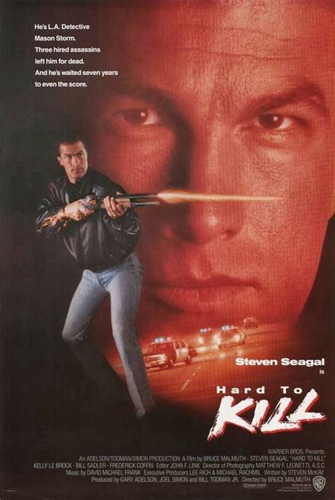 Hard To Kill Steven Seagal Movie Posters Kelly Lebrock