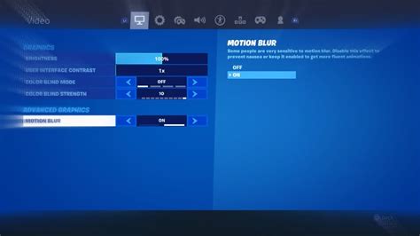 How To Get Motion Blur On Regular Ps4slim New Fortnite Setting Youtube