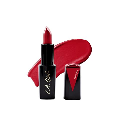 Buy La Girl Lip Attraction Lipstick On Fire 32g 011oz · Usa