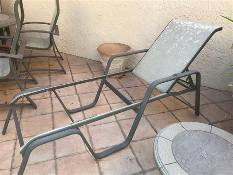 How To Replace A Chaise Lounge Sling Sunniland Patio Patio