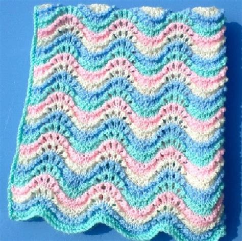 Knitting Pattern Baby Pram Cover Blanket Or Throw Etsy