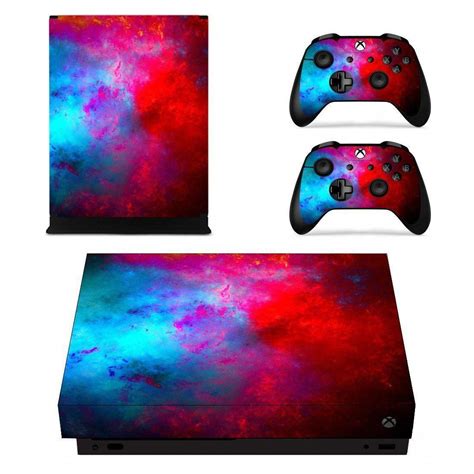 Custom Painting Xbox One X Skin Decal For Console And 2 Controllers