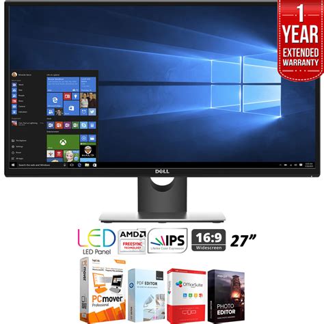 Dell Se2717hr Rvjxc 27 Inch Full Hd 1920 X 1080 Monitor Bundle With