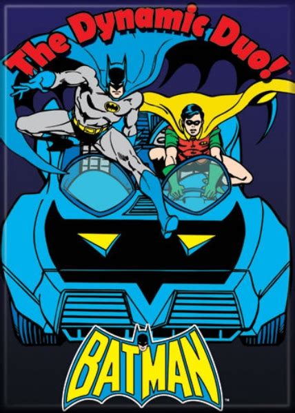Dc Comics Batman And Robin The Dynamic Duo Comic Art Refrigerator Magnet Unused Starbase Atlanta