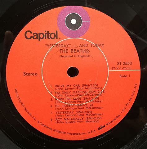 32 The Beatles Record Label Labels Database 2020