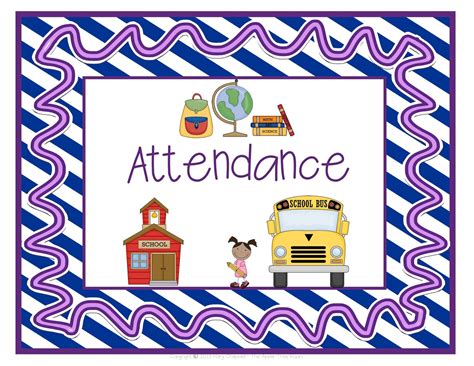 Attendance Clipart Attendance Chart Attendance Attendance Chart