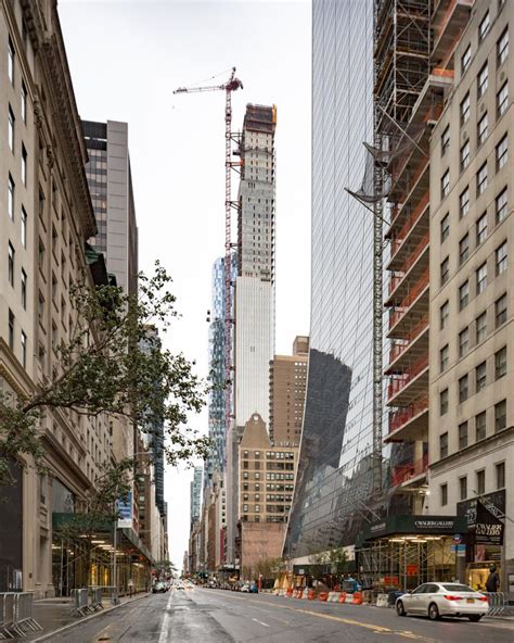 111 West 57th Street Reaches Supertall Heights As Pieces Of The Façade