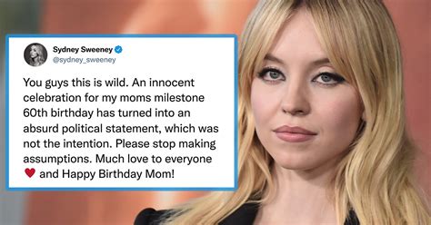 OMG Have You Heard Sydney Sweeney Responds To Backlash Over Moms Birthday Party Photos OMG BLOG