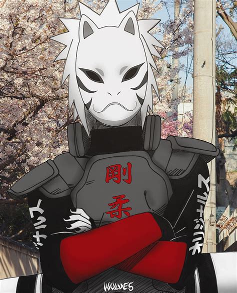 Anbu Warrior Anime Jiraiya Kakashi Mask Wolveskun Hd Phone