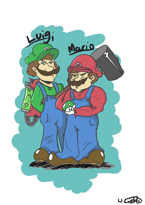 Artstation Mario And Luigi Art