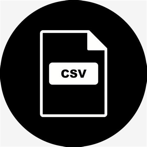 Vector Csv Icon Csv Icons Csv Document Png And Vector With