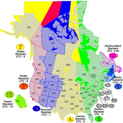 Time Zone Map Usa Printable With State Names Printable Maps