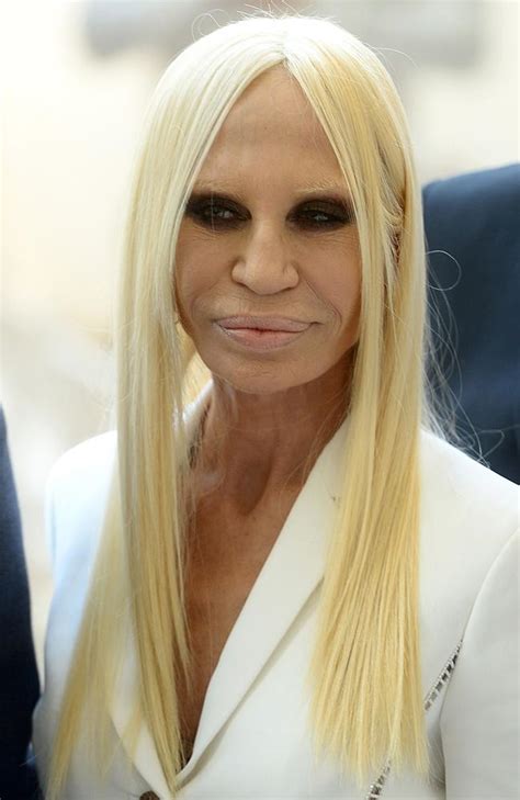 Donatella Versace Shocks With Aged Look At 2014 Met Gala Preview