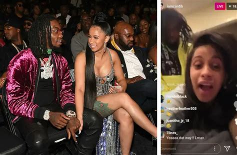 Video Cardi B And Her Fiance Offset Have Live Sex On Instagram Live