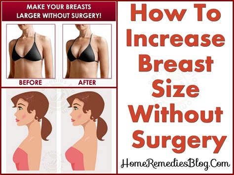 how to increase breast size without surgery at home home remedies blog
