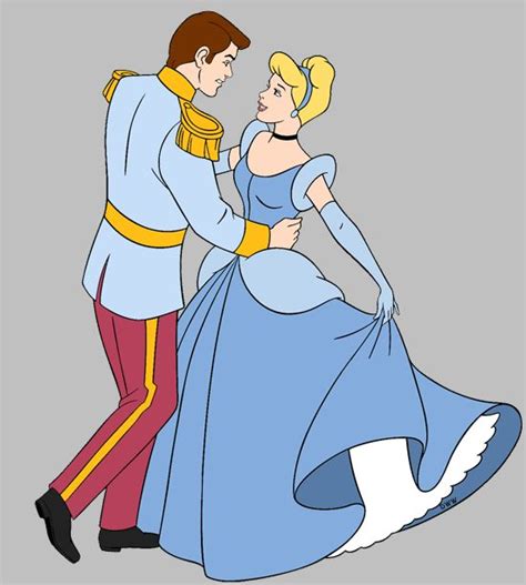 Cinderella Dancing With Prince Charming Диснеевские принцессы Дисней