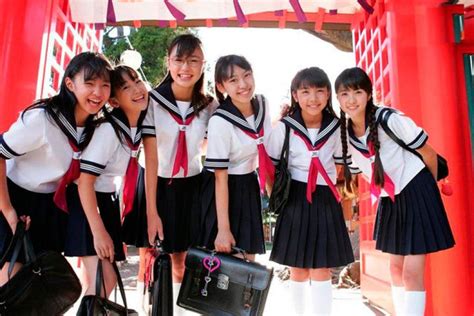 Japanese School Girls School Uniform Fashion Japanese School Uniform