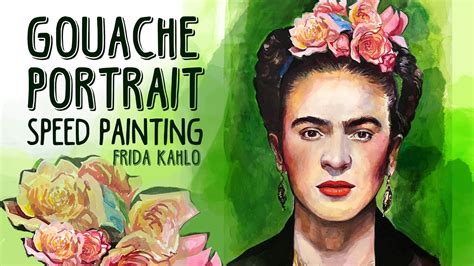 We were stunned by this painting by frida kahlo, sometimes referred to as 'what i saw in the water'. Gouache Portrait Speed Painting || Frida Kahlo - YouTube