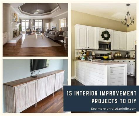 15 Interior Home Improvement Projects To Diy Diy Danielle