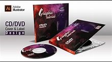 How to create CD/DVD Cover Design | Adobe Illustrator CC Tutorial - YouTube