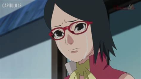 Sarada Get Emotional And Cry Uchiha Naruto Naruto Shippuden Anime