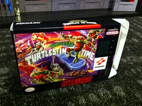 teenage mutant ninja turtles iv turtles in time box my games reproduction game boxes