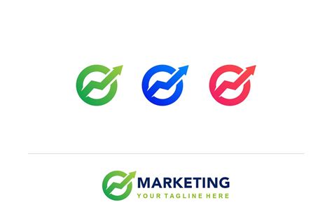 Marketing Logo Creative Illustrator Templates Creative Market