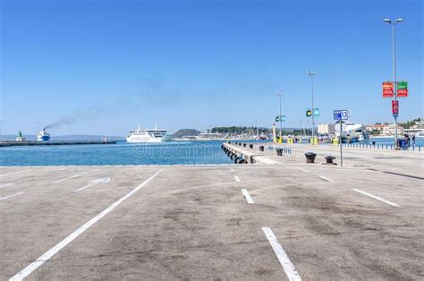 Ferry Dock In Split Croatia Editorial Stock Photo Image Of Port