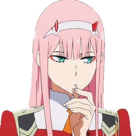 Anime Girl Zero Two Png Image Png Mart Images And Photos Finder
