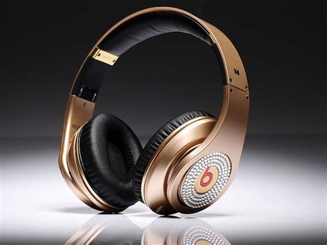 Monster Beats By Dr Dre Studio Headphones Gold Limited Edition