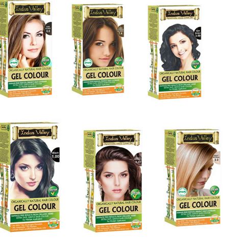 Indus Valley Organically Natural Gel Hair Color Colour 12 Shades 30 Gm 5 Gm