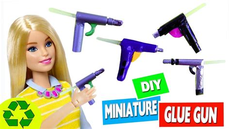 Diy Miniature Realistic Hot Glue Gun Easy Doll Craft