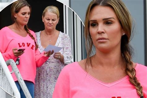 Danielle Lloyd Leaves Police Station With Mum After Nude Photo Hack That Led To Her Being