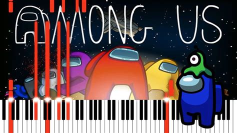 Among Us Main Theme Song 🎹 Easy Piano Tutorial Youtube