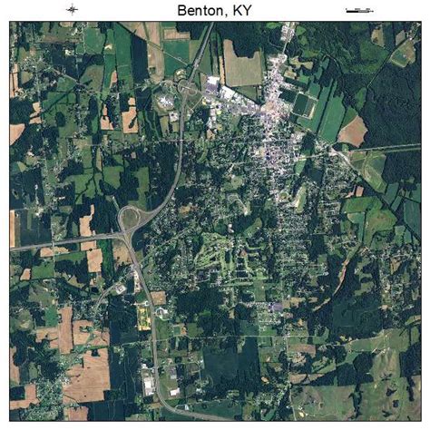 Aerial Photography Map Of Benton Ky Kentucky