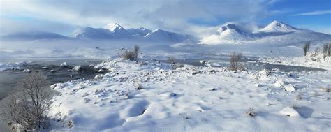 Rannoch Moor Winter Panoramic Eddie Bayne Photography