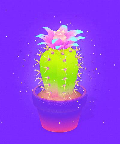 Find illustrations of kawaii cactus. Glittery GIFs - Find & Share on GIPHY