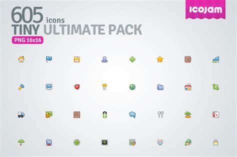 605 Icons In Tiny Ultimate Pack Free Download Ultralinx