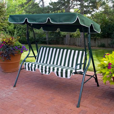 Top 30 Of Canopy Patio Porch Swing With Stand