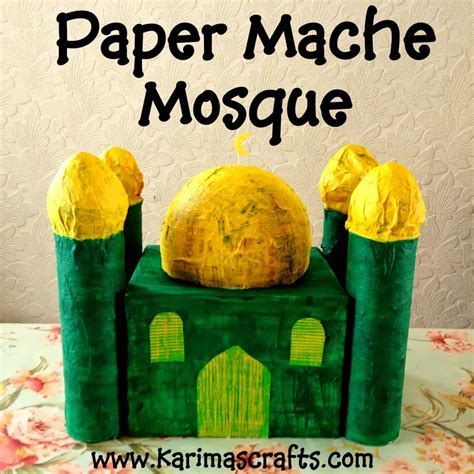 13 Creative Mosque Crafts To Make With Kids In The Playroom