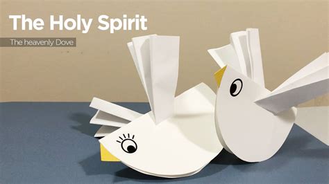 The Holy Spirit Dove Baptism Of Jesus Sunday School Crafts Youtube