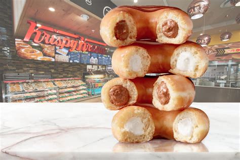 Krispy kreme has made it festive by decorating donuts to look like santa, reindeer and wreath. Krispy Kreme debuts Original Filled Doughnuts | 2019-06-17 ...