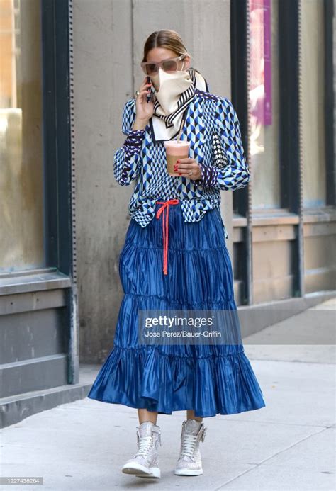Olivia Palermo Is Seen On July 15 2020 In New York City News Photo