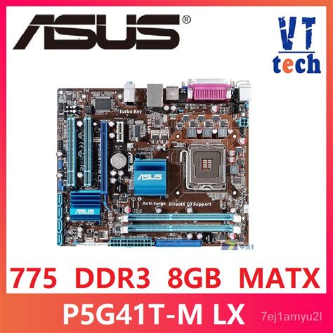 Asus P5g41t M Lx Desktop Motherboard G41 Socket Lga 775 Q8200 Q8300
