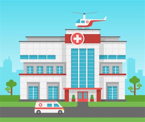 Premium Vector Hospital Building Health Centre Medical Clinic